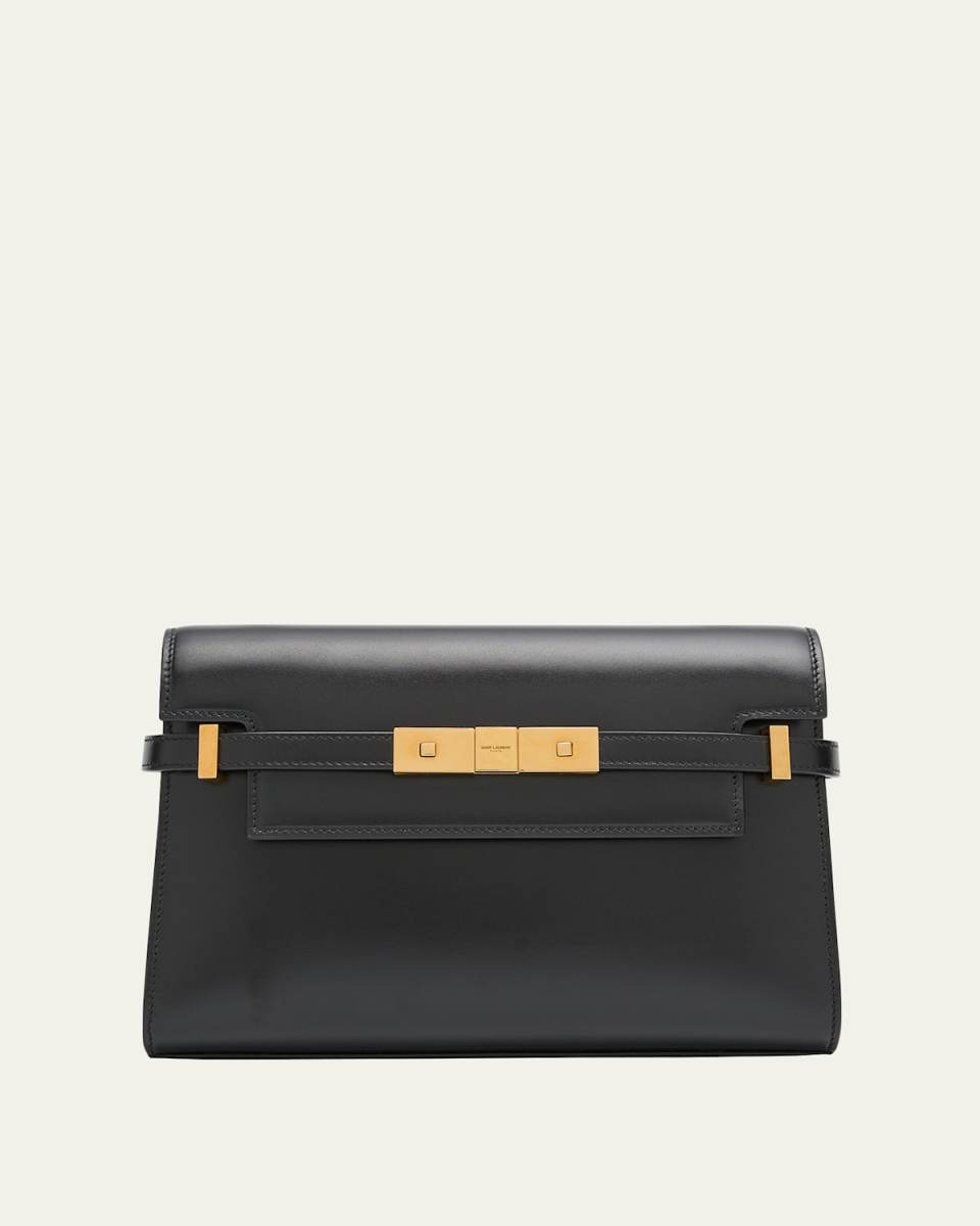 Manhattan Small Shoulder Bag in Smooth Leather